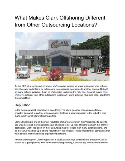 What Makes Clark Offshoring Different from Other Outsourcing.
